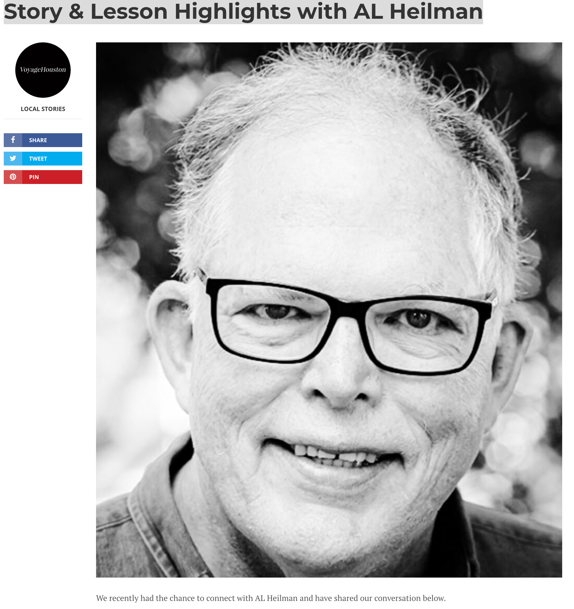 A story about Al Heilman's  Journey 