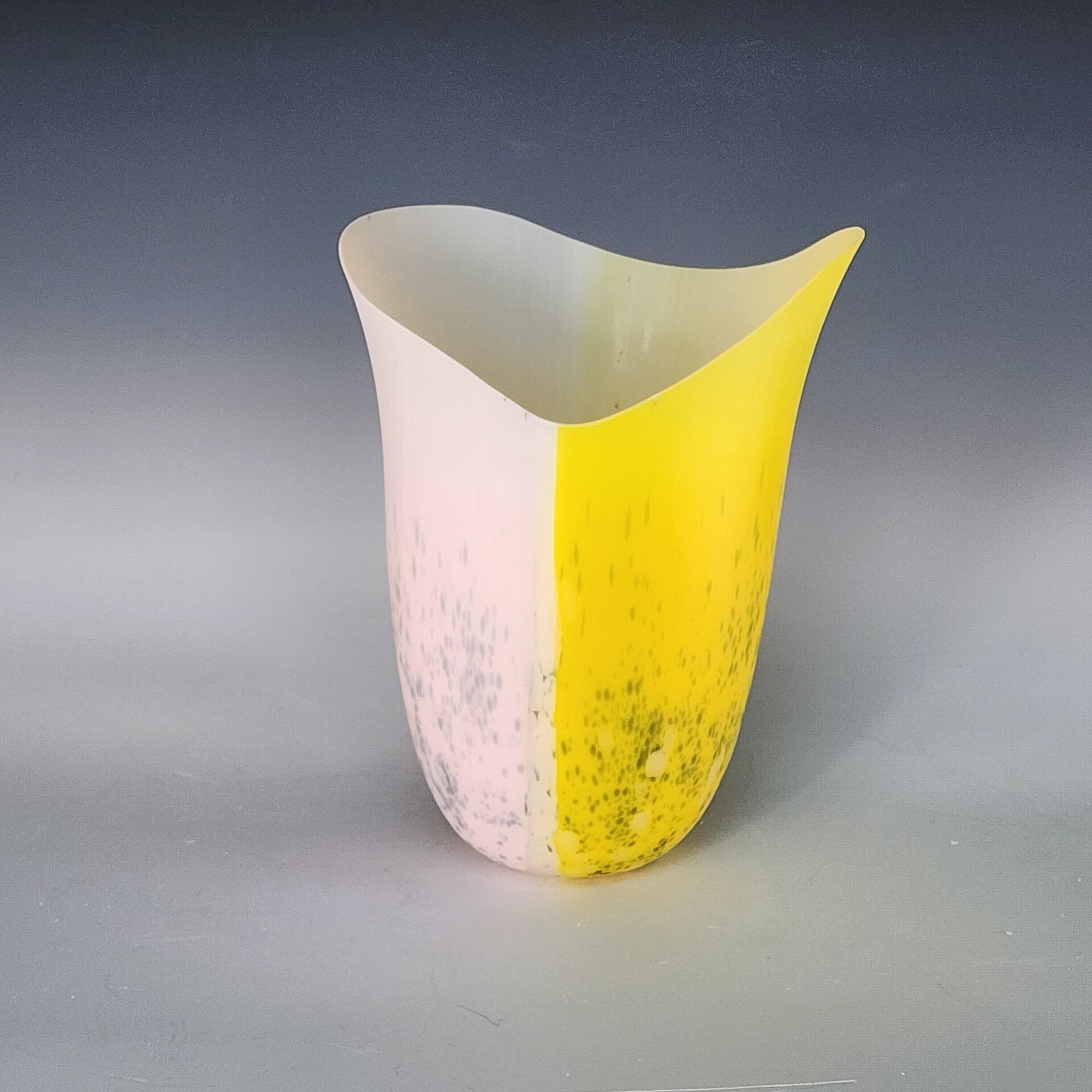 Pink and Yellow Garden Vessel