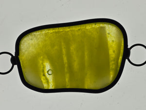 Verdant Interval  One-of-a-Kind Glass Chain Hanging Sculpture