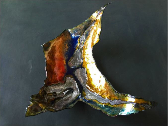 Plasma Cut Copper Bowl