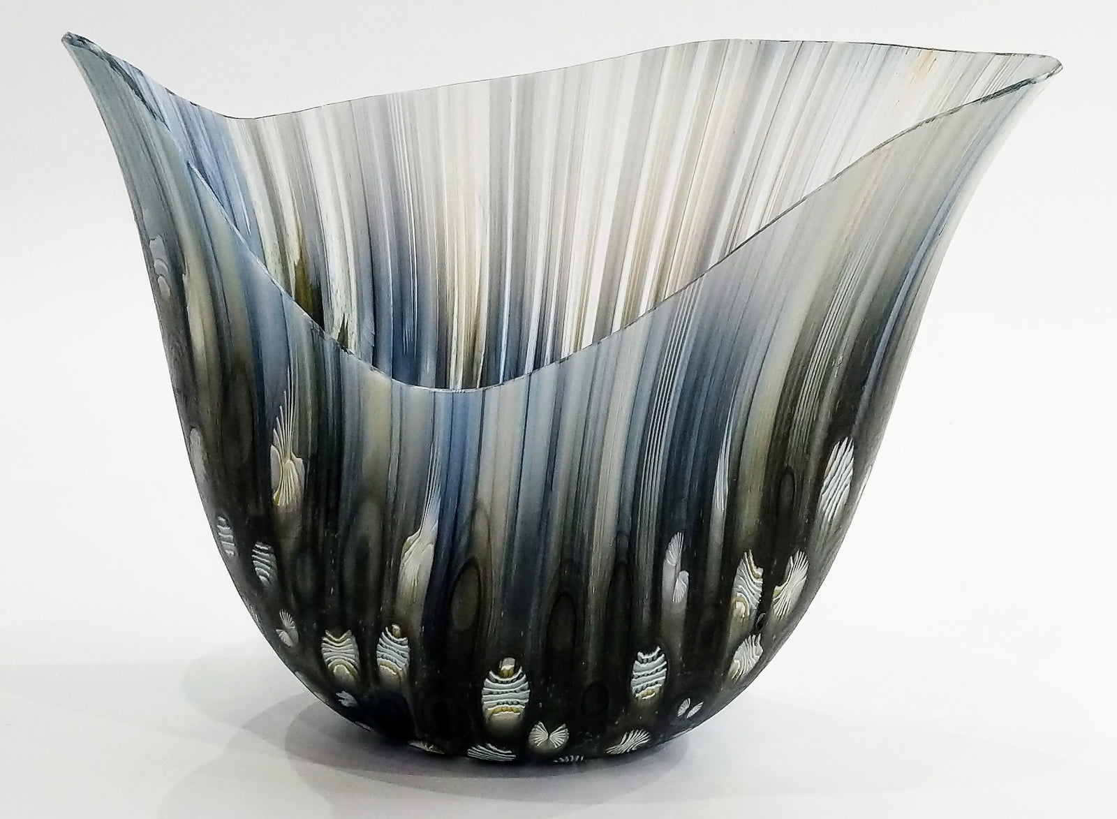 Sea Winds Murrini Glass Vessel